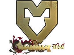 Sticker | MOUZ (Gold) | Shanghai 2024