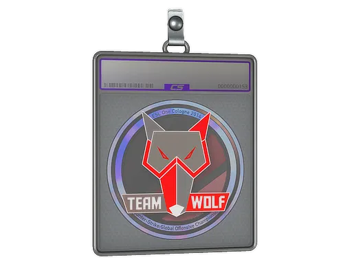 Sticker Slab | MTS GameGod Wolf (Holo) | Cologne 2014