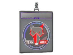 Sticker Slab | MTS GameGod Wolf (Holo) | Cologne 2014