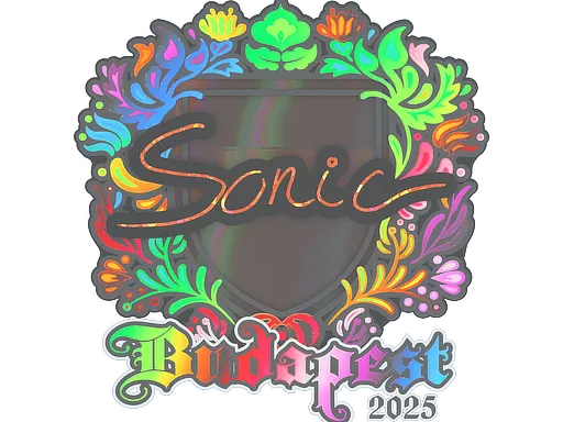 Sticker | Sonic (Holo) | Budapest 2025
