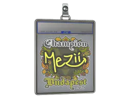 Sticker Slab | mezii (Champion) | Budapest 2025