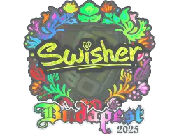 Sticker | Swisher (Holo) | Budapest 2025