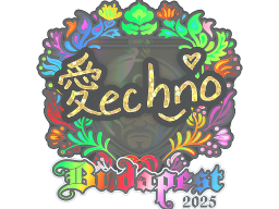Sticker | Techno4K (Holo) | Budapest 2025