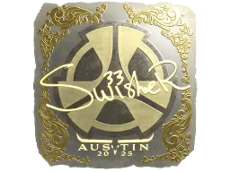 Sticker | Swisher (Gold) | Austin 2025