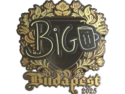 Sticker | biguzera (Gold) | Budapest 2025