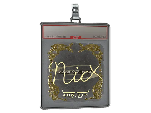 Sticker Slab | nicx (Gold) | Austin 2025