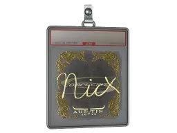 Sticker Slab | nicx (Gold) | Austin 2025