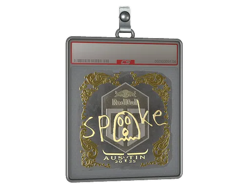 Sticker Slab | spooke (Gold) | Austin 2025