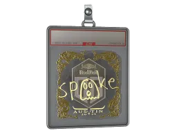 Sticker Slab | spooke (Gold) | Austin 2025