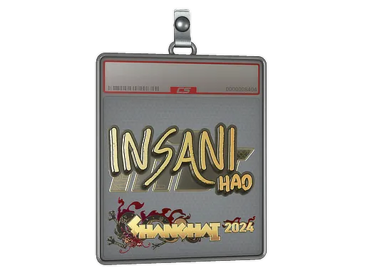 Sticker Slab | insani (Gold) | Shanghai 2024