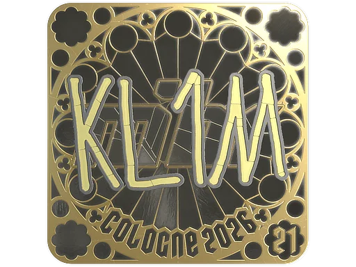 Sticker | kl1m (Gold, Ranked) | Cologne 2026