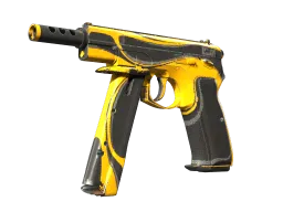 StatTrak™ CZ75-Auto | Yellow Jacket (Well-Worn)