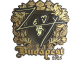 Sticker | zevy (Gold) | Budapest 2025