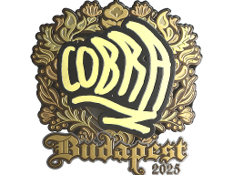 Sticker | cobra (Gold) | Budapest 2025