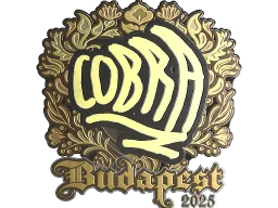 Sticker | cobra (Gold) | Budapest 2025