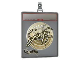 Sticker Slab | Goofy (Gold) | Paris 2023