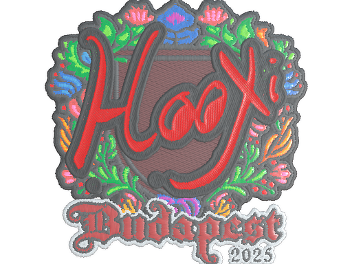 Sticker | HooXi (Embroidered) | Budapest 2025