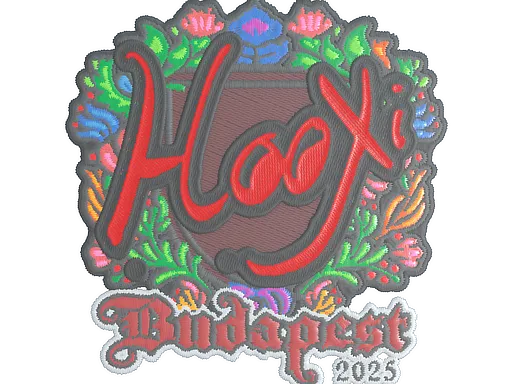 Sticker | HooXi (Embroidered) | Budapest 2025