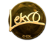 Sticker | Lekr0 (Gold) | Katowice 2019