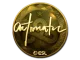 Sticker | autimatic (Gold) | Katowice 2019 CS2 skin