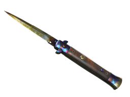 ★ Stiletto Knife | Case Hardened (Battle-Scarred)