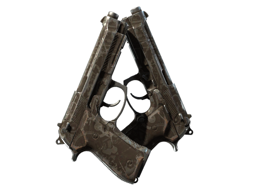 Souvenir Dual Berettas | Oil Change (Well-Worn)