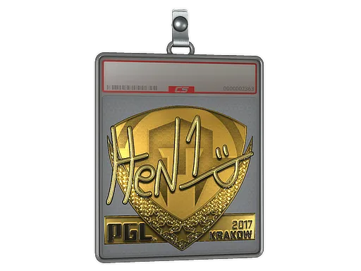 Sticker Slab | HEN1 (Gold) | Krakow 2017