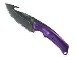★ StatTrak™ Gut Knife | Ultraviolet (Well-Worn)