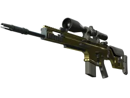 SCAR-20 | Brass (Well-Worn)