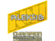 Sticker | Aleksib (Glitter, Champion) | Copenhagen 2024