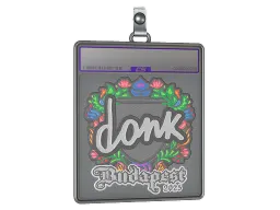Sticker Slab | donk (Embroidered) | Budapest 2025