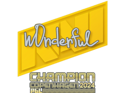 Sticker | w0nderful (Champion) | Copenhagen 2024