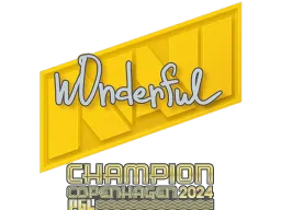 Sticker | w0nderful (Champion) | Copenhagen 2024