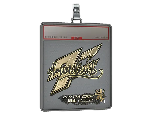 Sticker Slab | dav1d (Gold) | Antwerp 2022
