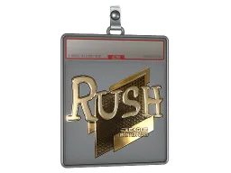 Sticker Slab | RUSH (Gold) | Boston 2018