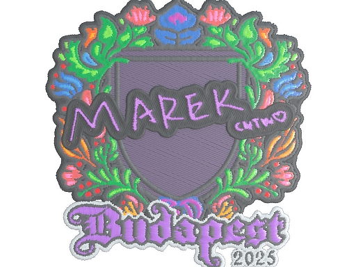 Sticker | Marek (Embroidered) | Budapest 2025