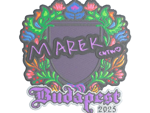 Sticker | Marek (Embroidered) | Budapest 2025