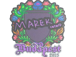 Sticker | Marek (Embroidered) | Budapest 2025