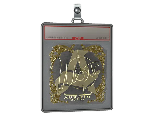 Sticker Slab | woxic (Gold) | Austin 2025