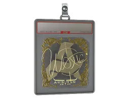 Sticker Slab | woxic (Gold) | Austin 2025