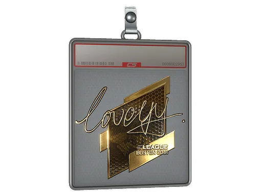 Sticker Slab | LoveYY (Gold) | Boston 2018