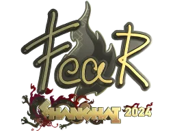 Sticker | fEAR (Gold) | Shanghai 2024