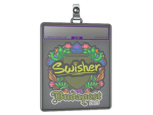 Sticker Slab | Swisher (Embroidered) | Budapest 2025