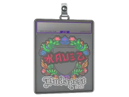 Sticker Slab | kauez (Embroidered) | Budapest 2025