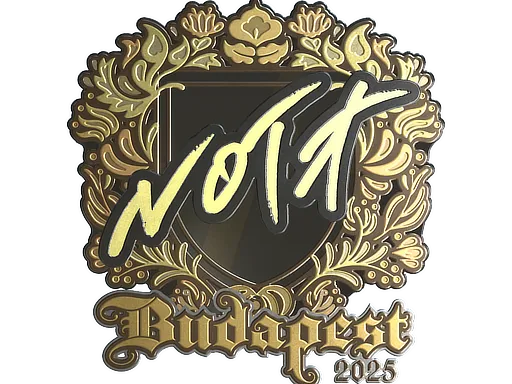 Sticker | nota (Gold) | Budapest 2025