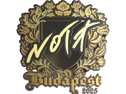 Sticker | nota (Gold) | Budapest 2025