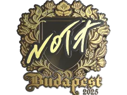 Sticker | nota (Gold) | Budapest 2025