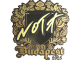 Sticker | nota (Gold) | Budapest 2025