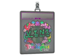 Sticker Slab | VINI (Holo) | Budapest 2025