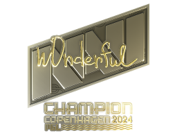 Sticker | w0nderful (Gold, Champion) | Copenhagen 2024